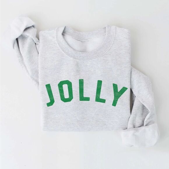 NWT Wool + Pepper Co. JOLLY Holiday Crewneck Sweatshirt - Picture 1 of 4